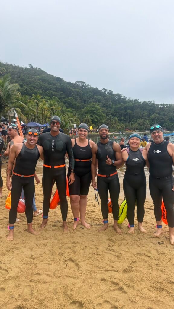 Thiago Rebollo e atletas da Rebollo Assessoria no Aquamundo Paraty 2026 – foto 1
